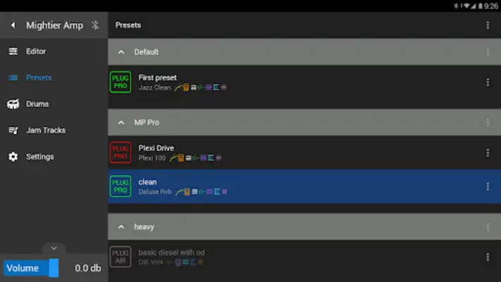 Mightier Amp android App screenshot 1